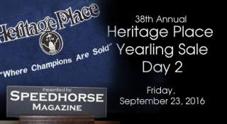 Heritage Place Yearling Sale - Friday, September 23