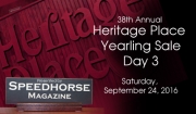 Heritage Place Yearling Sale - Saturday, September 24