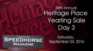 Heritage Place Yearling Sale - Saturday, September 24