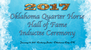2017 Oklahoma Quarter Horse Hall of Fame Inductees