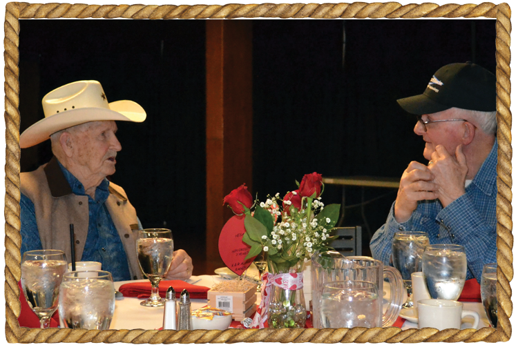 Baxter Andruss and  friend Malon Cowgill at the 2018 Oregon Championship Banquet.